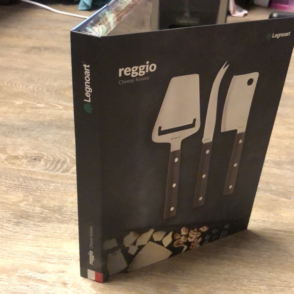 Brand 🆕🔥👨🏻🍳🔥 LEGNOART Reggio cheese knives set - Picture 10 of 17